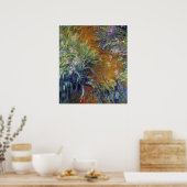 Der Weg durch die Iren von Claude Monet Poster (Küche)