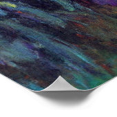 Der Weg durch die Iren von Claude Monet Poster (Ecke)