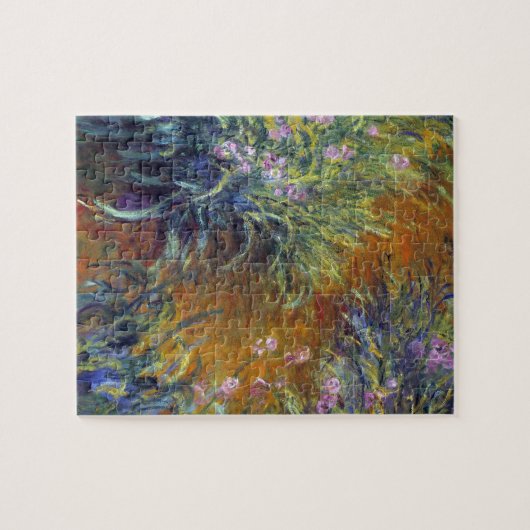 Der Weg durch die Iren von Claude Monet Puzzle (Horizontal)