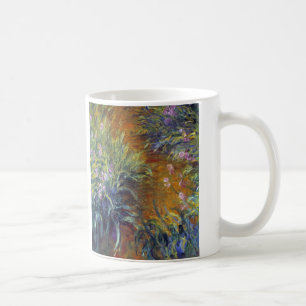 Der Weg durch die Schwertlilien von Claude Monet Kaffeetasse