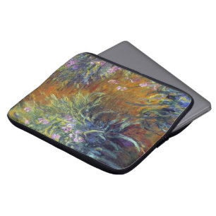 Der Weg durch die Schwertlilien von Claude Monet Laptopschutzhülle