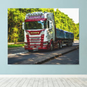 Der Weg durch Herefordshire Leinwanddruck (Insitu (Holzboden))