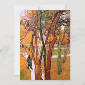 Der Weg: Fallende Blätter von Vincent van Gogh (Vorderseite)