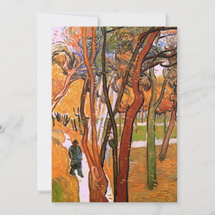 Der Weg: Fallende Blätter von Vincent van Gogh