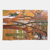 Der Weg: Fallende Blätter von Vincent van Gogh Küchentuch (Horizontal)