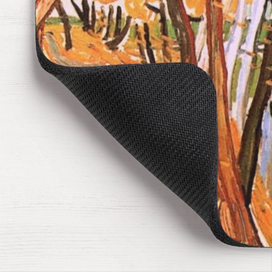 Der Weg: Fallende Blätter von Vincent van Gogh Mousepad (Ecke)