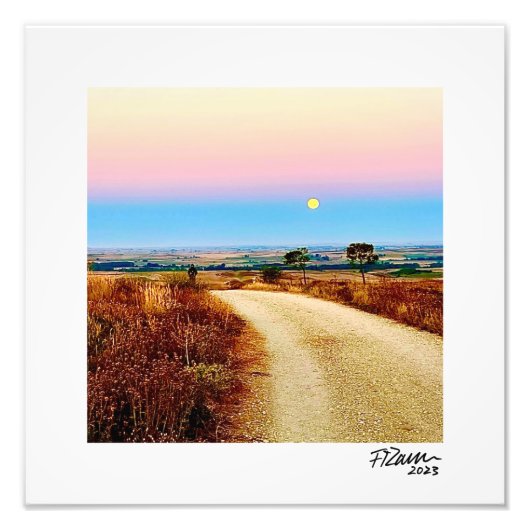 Der Weg. Fotodruck (Vorne)