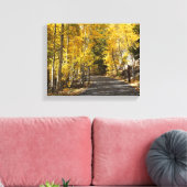 Der Weg geht durch die Aspen Leinwanddruck (Insitu (Wohnzimmer))