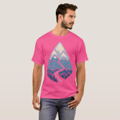 Der Weg geht immer im Winter T-Shirt (Vorne ganz)
