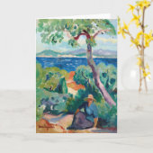 Der Weg hinter Oustalet | Henri Manguin Karte (Gelbe Blume)