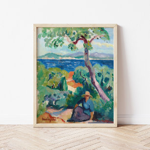 Der Weg hinter Oustalet   Henri Manguin Poster
