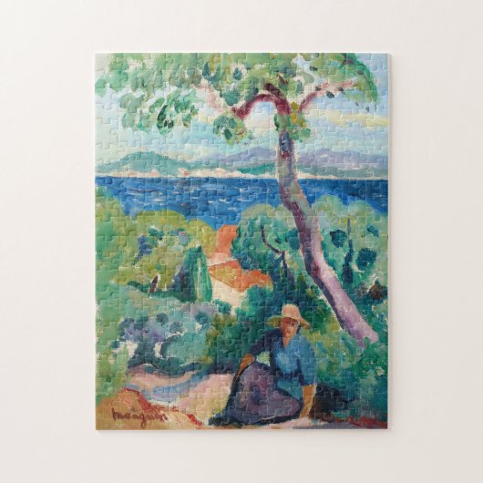 Der Weg hinter Oustalet | Henri Manguin Puzzle (Vertikal)