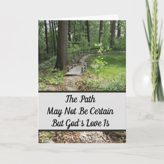 Der Weg - im Inneren verblasst Karte (Vorderseite)