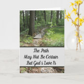 Der Weg - im Inneren verblasst Karte (Gelbe Blume)