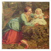 Der Weg, in dem das Brown-Blätter verbreitet wird, Fliese (Vorderseite)