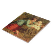 Der Weg, in dem das Brown-Blätter verbreitet wird, Fliese (Seite)