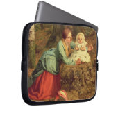 Der Weg, in dem das Brown-Blätter verbreitet wird, Laptopschutzhülle (Vorne Rechts)