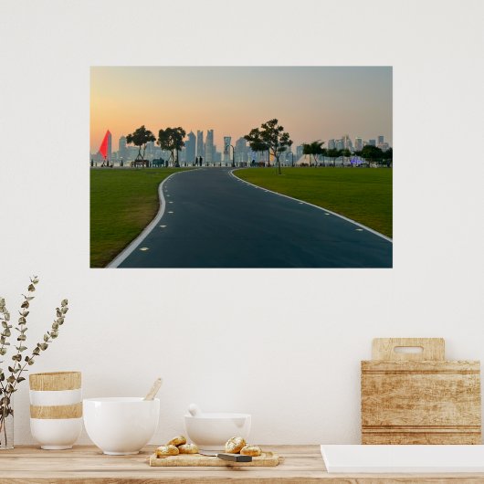 Der Weg in die Zukunft Poster (Küche)