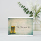 Der Weg ist das Ziel. Postkarte (Stehend Vorderseite)