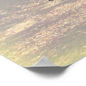 Der Weg ist nicht eingeschlagen - Robert Frost Poster (Ecke)