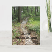 Der Weg kann nicht sicher sein Karte (Vorderseite)