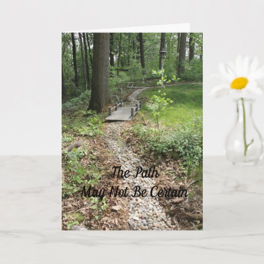 Der Weg kann nicht sicher sein Karte (Kleine Pflanze)