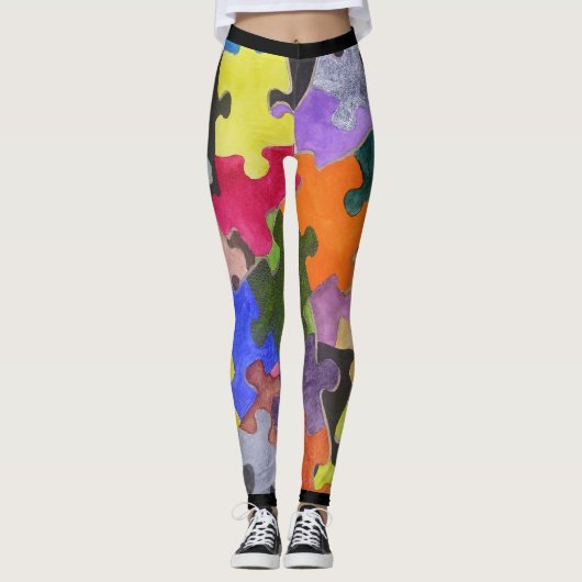 Der Weg-Leggings des Autismus Leggings (Vorderseite)