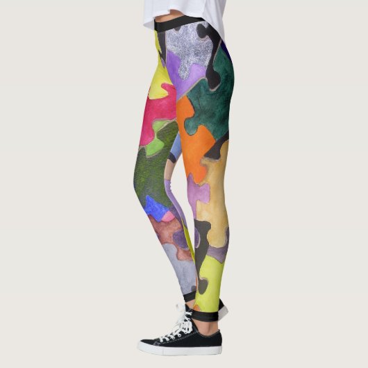 Der Weg-Leggings des Autismus Leggings (Links)
