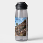 Der Weg lehrt... über Durst Wasserflasche Trinkflasche (Rückseite)