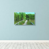 Der Weg Leinwanddruck (Insitu (Holzboden))