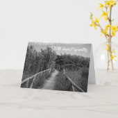 Der Weg - mit tiefstem Beileid Karte (Gelbe Blume)
