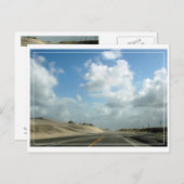 Der Weg nach Cape Hatteras Postkarte (Vorne/Hinten)