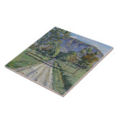 Der Weg nach Evordes (von Ferdinand Hodler) Fliese (Seite)