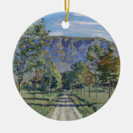 Der Weg nach Evordes (von Ferdinand Hodler) Keramik Ornament