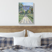 Der Weg nach Evordes (von Ferdinand Hodler) Leinwanddruck (Insitu (Schlafzimmer))