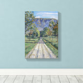 Der Weg nach Evordes (von Ferdinand Hodler) Leinwanddruck (Insitu (Holzboden))