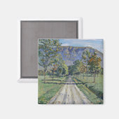 Der Weg nach Evordes (von Ferdinand Hodler) Magnet (Vorderseite/Rückseite)