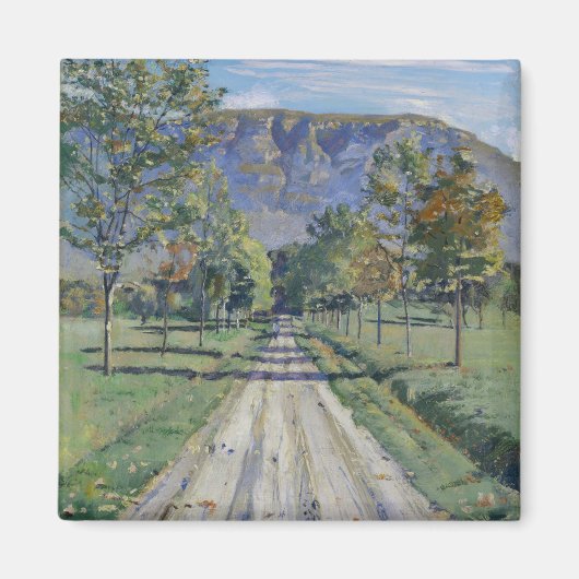 Der Weg nach Evordes (von Ferdinand Hodler) Magnet (Vorne)