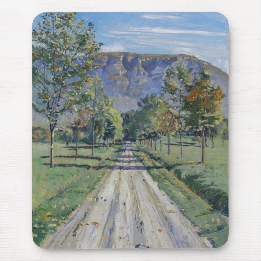 Der Weg nach Evordes (von Ferdinand Hodler) Mousepad (Vorne)