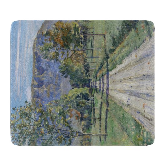 Der Weg nach Evordes (von Ferdinand Hodler) Schneidebrett (Vorderseite)