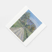 Der Weg nach Evordes (von Ferdinand Hodler) Serviette (Ecke)