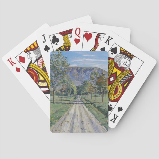 Der Weg nach Evordes (von Ferdinand Hodler) Spielkarten (Rückseite)