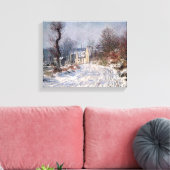 Der Weg nach Giverny, Winter 1885 Leinwanddruck (Insitu (Wohnzimmer))