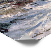 Der Weg nach Giverny, Winter 1885 Poster (Ecke)