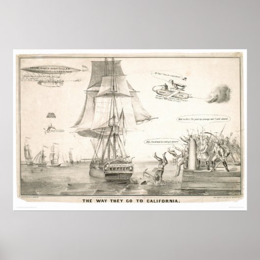 Der Weg nach Kalifornien (0478A) Poster (Vorne)