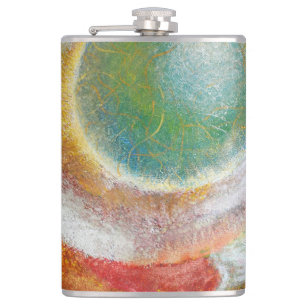 "Der Weg nach Sazi Runi" Vinyl Wrapped Flask Flachmann