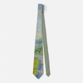 Der Weg nach Vétheuil (von Claude Monet), Neck Tie Krawatte (Vorderseite)