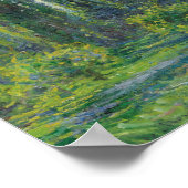 Der Weg nach Vétheuil (von Claude Monet) Poster (Ecke)