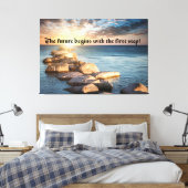 Der Weg nach vorn Leinwanddruck (Insitu (Schlafzimmer))