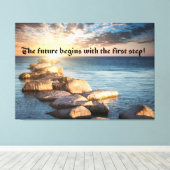 Der Weg nach vorn Leinwanddruck (Insitu (Holzboden))